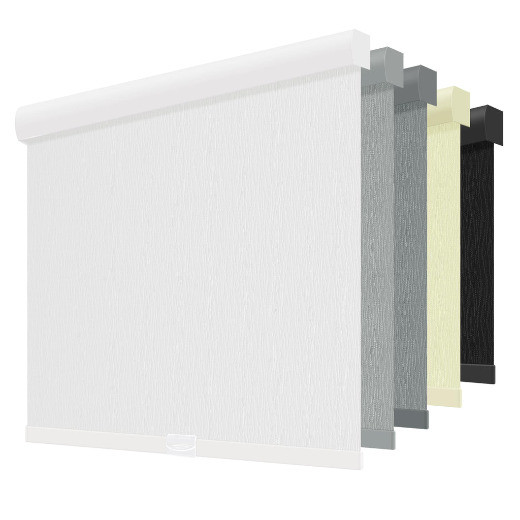 ChrisDowa Blackout Window Shades, Cordless Roller Blinds for Indoor Windows