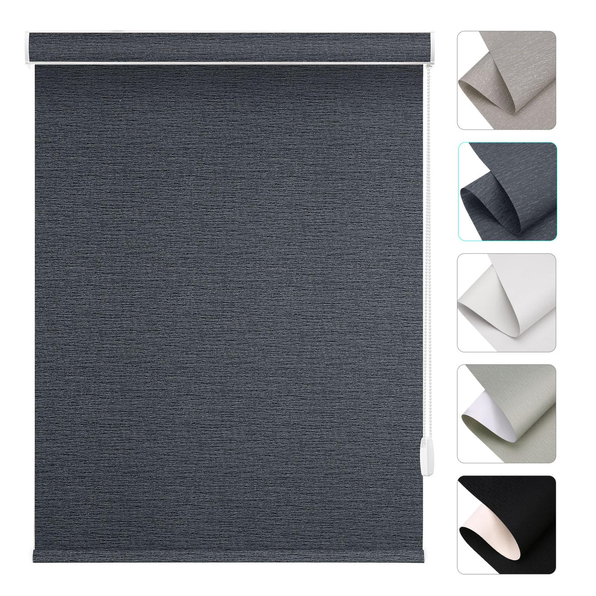 Changshade Custom Corded Solar Roller Shades, Light Filtering Window Blinds for UV, Glare and Heat Control, Custom Size Shades for Office, Living Room, Bedroom and Kitchen