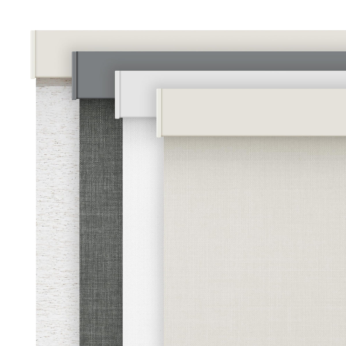 AOSKY Blackout Cordless Roller Shade for Indoor Windows, 23"W x 72"H, Black