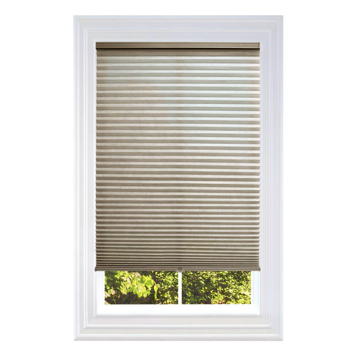 BlindsAvenue Cordless Cellular Shade, White, 35" W x 48" H