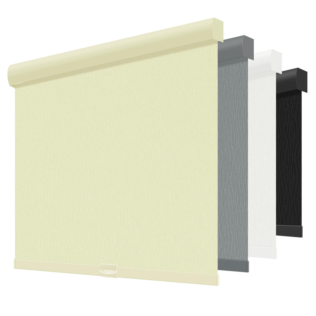 ChrisDowa Blackout Window Shades, Cordless Roller Blinds for Indoor Windows