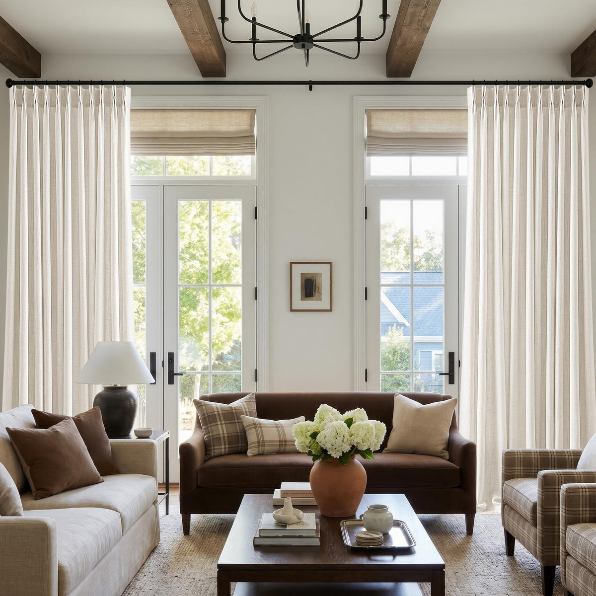 BILEEHOME W72xL108 Inch Extra Wide Curtains for Bedroom High Ceiling Drapes