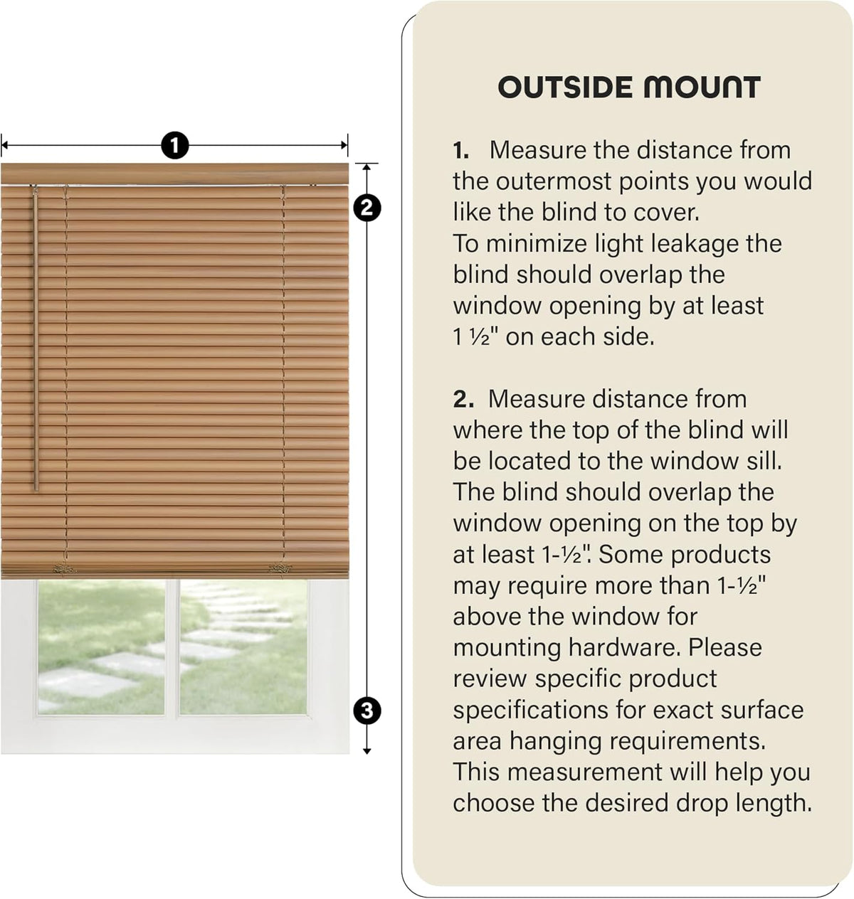 Cordless Light Filtering Mini Blind, 46 x 48 in, Black