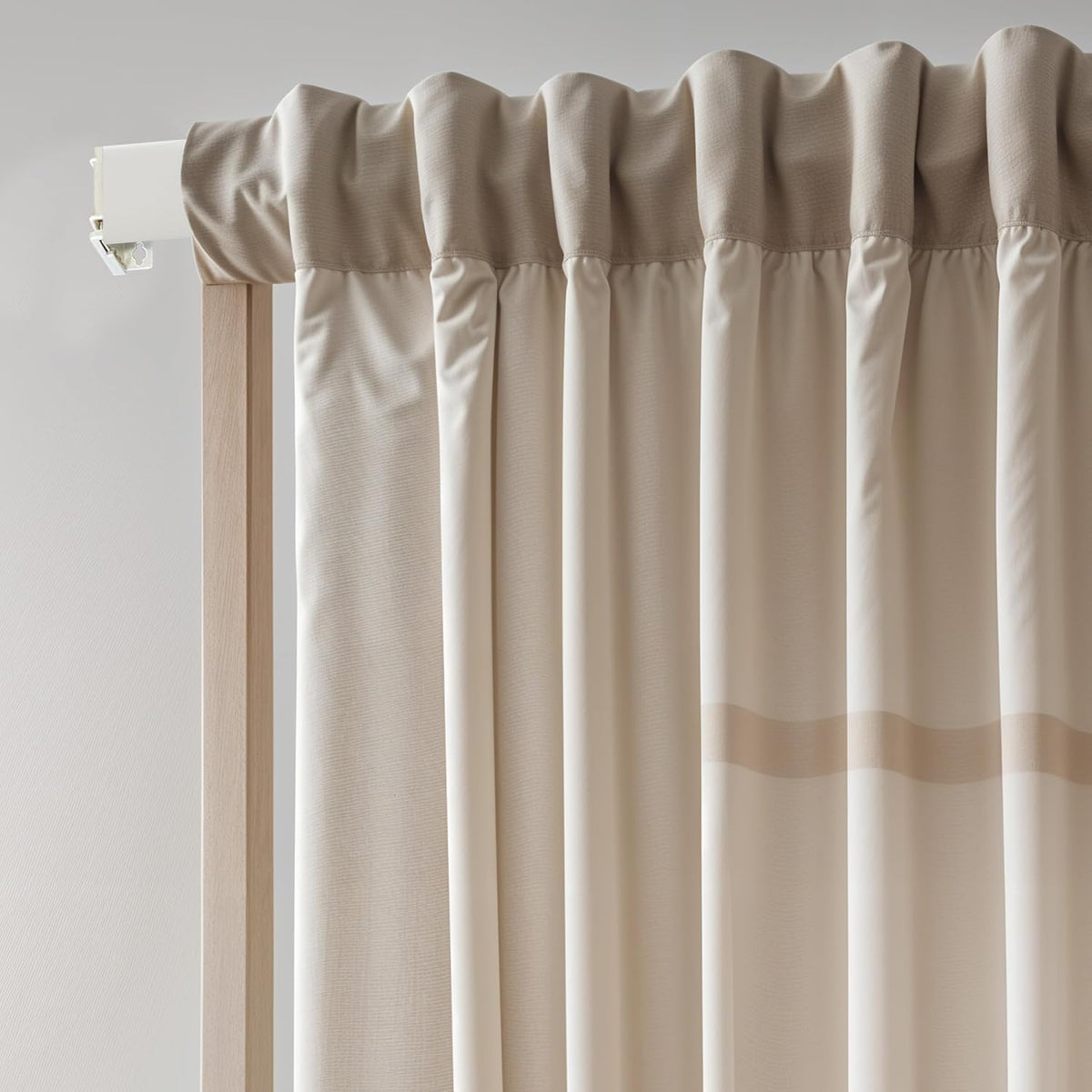 Amazing Drapery Hardware 2.5 Inch Wide Pocket Curtain Rod, 48-86 Inches