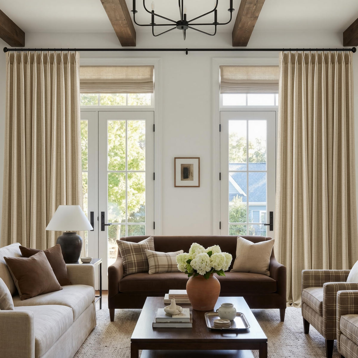 BILEEHOME W72xL108 Inch Extra Wide Curtains for Bedroom High Ceiling Drapes
