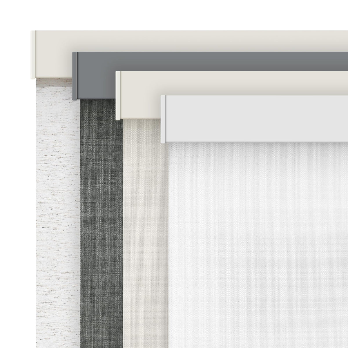 AOSKY Blackout Cordless Roller Shade for Indoor Windows, 23"W x 72"H, Black
