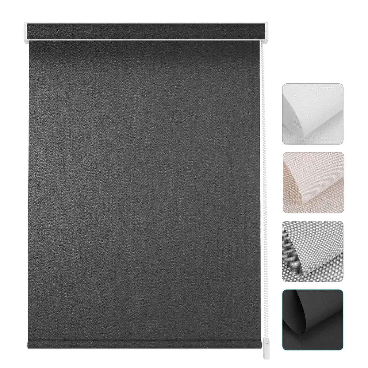 Changshade Custom Corded Solar Roller Shades, Light Filtering Window Blinds for UV, Glare and Heat Control, Custom Size Shades for Office, Living Room, Bedroom and Kitchen