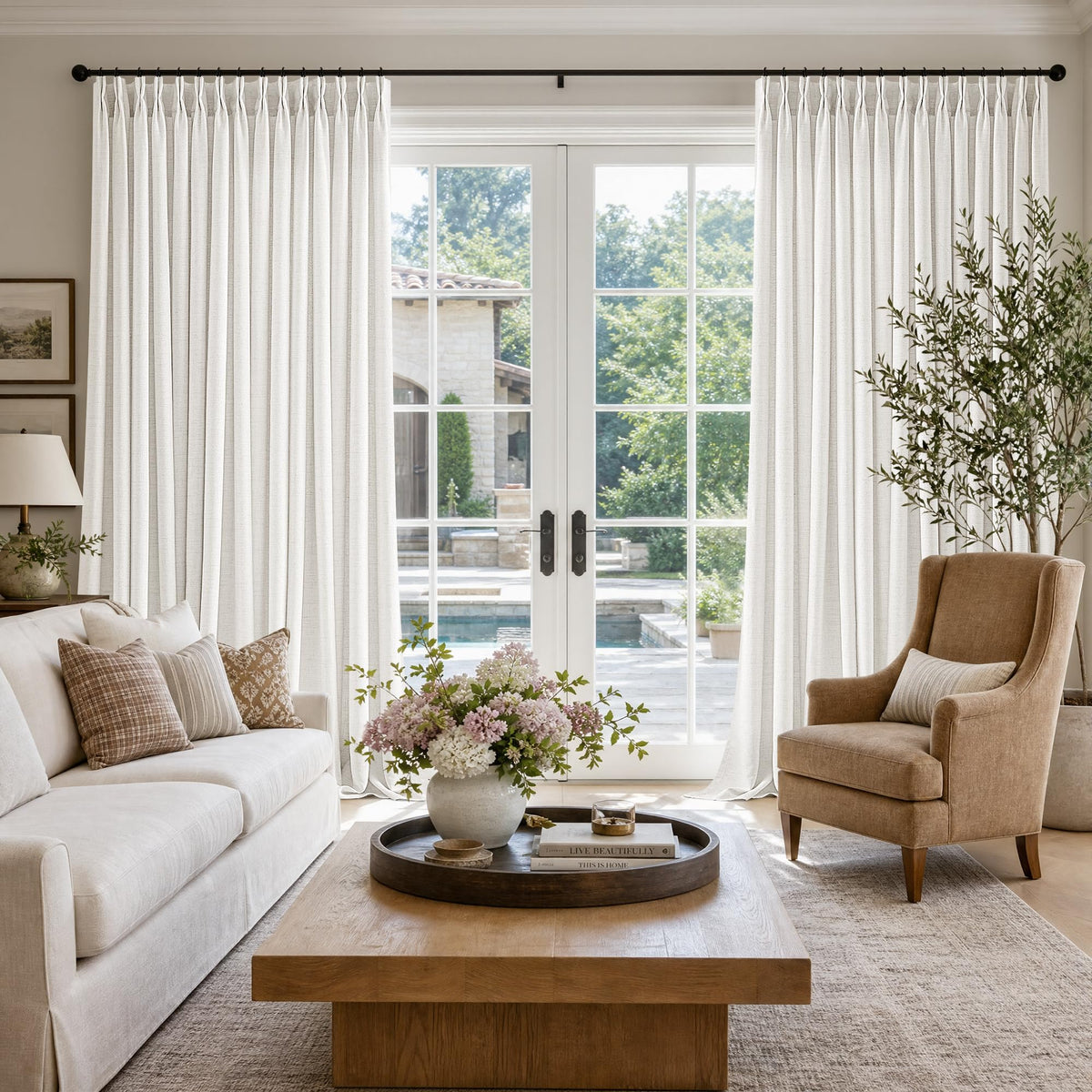 BILEEHOME W72xL108 Inch Extra Wide Curtains for Bedroom High Ceiling Drapes