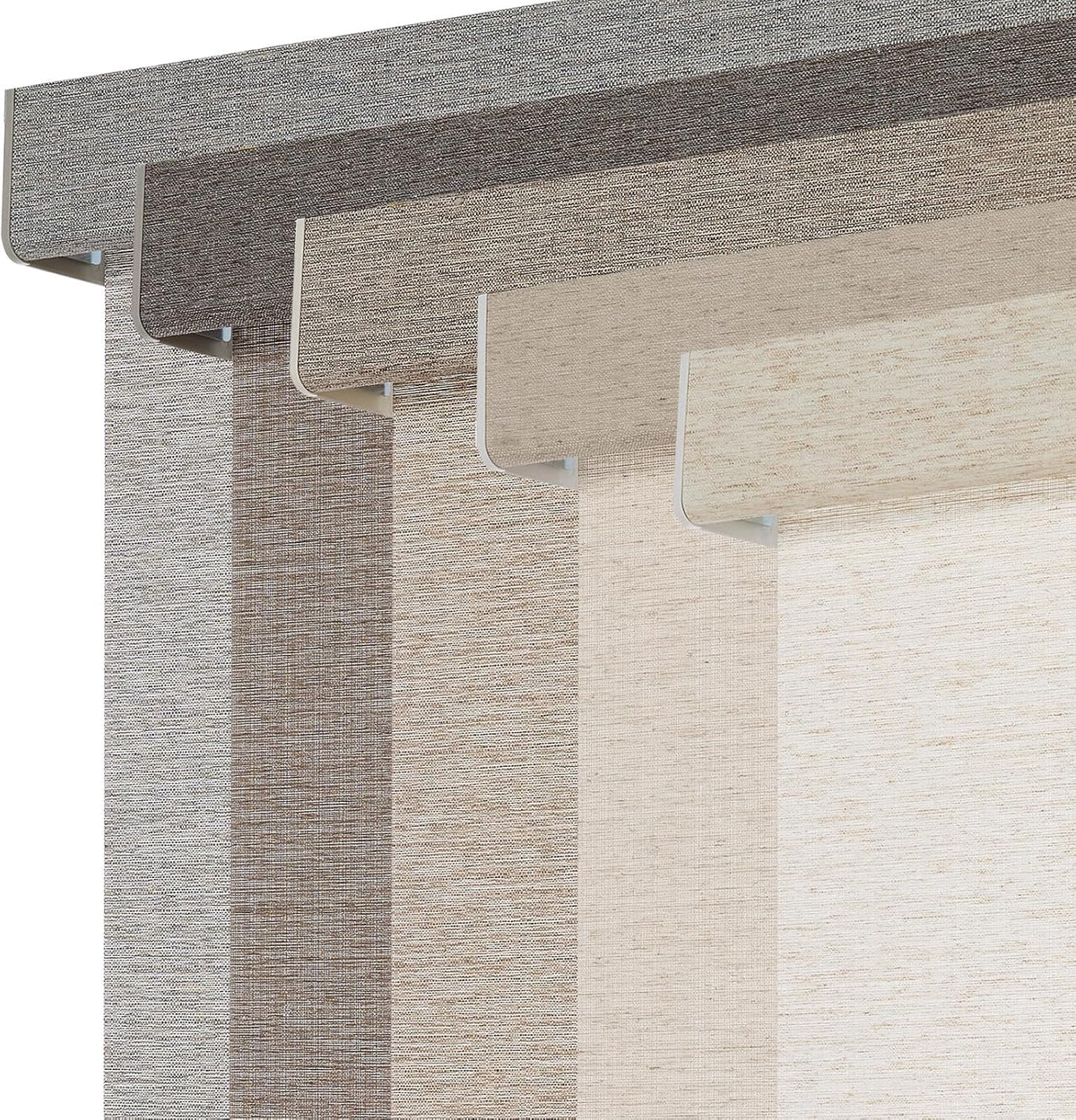 Persilux Light Filtering Roller Shades for Indoor Windows Blinds,Cordless,Linen Fabric,Thermal Insulated Fabric UV Protection Shades for Home,Office,Bedroom,Door,Light Filtering-Cream,16" W X 64" H