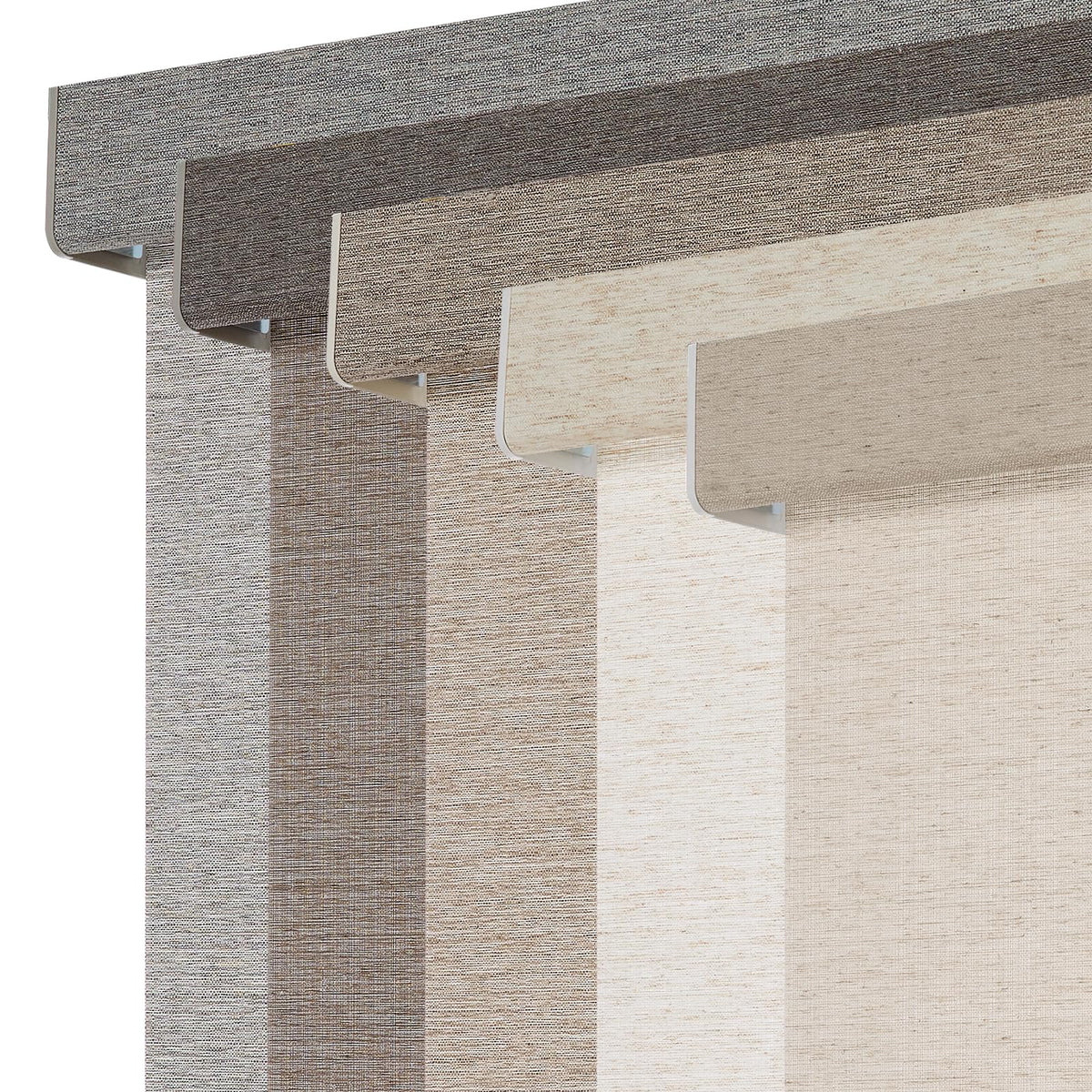Persilux Light Filtering Roller Shades for Indoor Windows Blinds,Cordless,Linen Fabric,Thermal Insulated Fabric UV Protection Shades for Home,Office,Bedroom,Door,Light Filtering-Cream,16" W X 64" H