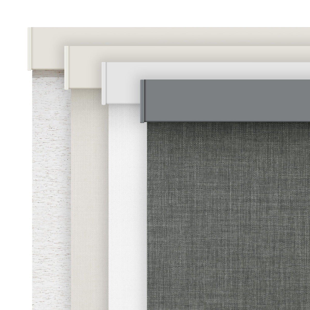 AOSKY Blackout Cordless Roller Shade for Indoor Windows, 23"W x 72"H, Black