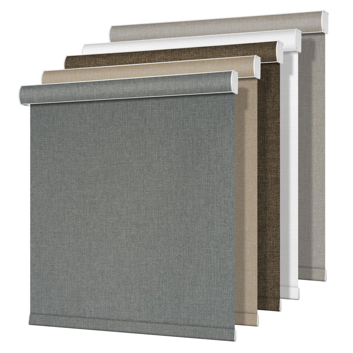 Blackout Roller Shades for Windows, Beige, Customize It