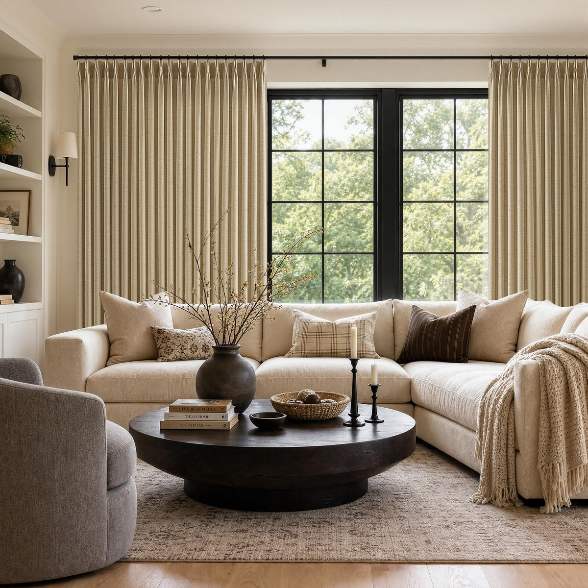 BILEEHOME W72xL108 Inch Extra Wide Curtains for Bedroom High Ceiling Drapes