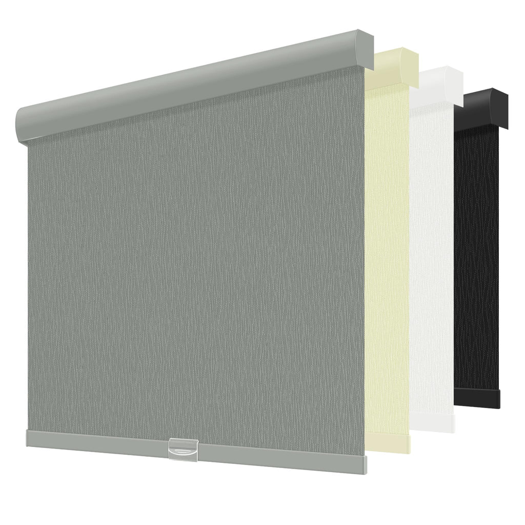 ChrisDowa Blackout Window Shades, Cordless Roller Blinds for Indoor Windows